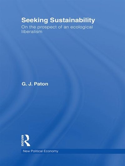Front cover_Seeking Sustainability