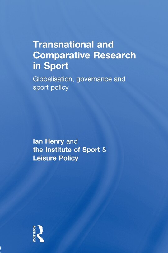 Couverture_Transnational And Comparative Research In Sport