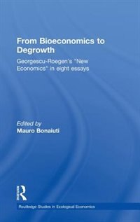 Front cover_From Bioeconomics to Degrowth