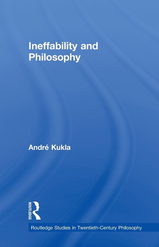 Front cover_Ineffability and Philosophy