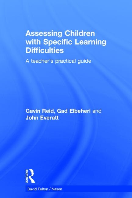Front cover_Assessing Children with Specific Learning Difficulties