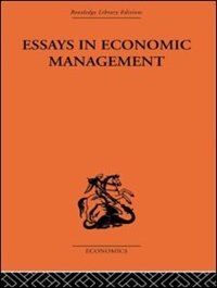 Front cover_Essays in Economic Management