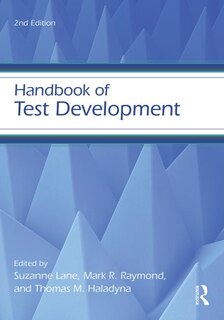 Couverture_Handbook Of Test Development