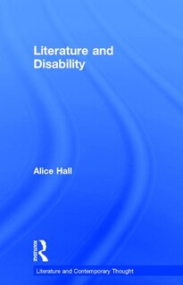 Couverture_Literature And Disability