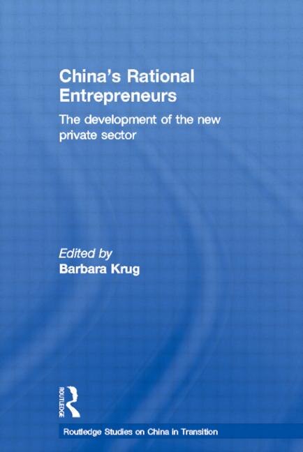Front cover_China's Rational Entrepreneurs