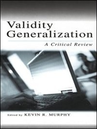 Front cover_Validity Generalization