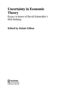 Front cover_Uncertainty In Economic Theory