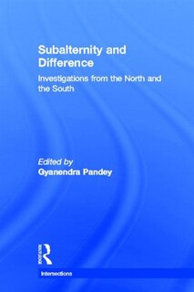 Couverture_Subalternity and Difference