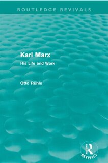 Front cover_Karl Marx (Routledge Revivals)