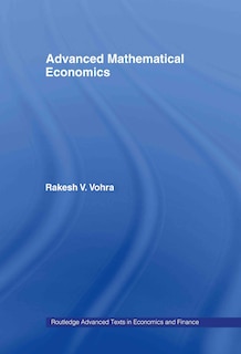 Front cover_Advanced Mathematical Economics