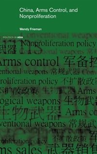 Front cover_China, Arms Control, and Non-Proliferation