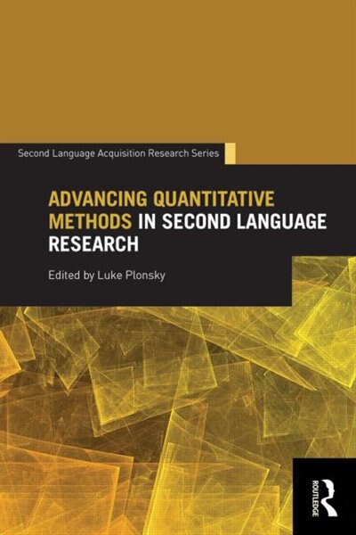 Couverture_Advancing Quantitative Methods In Second Language Research