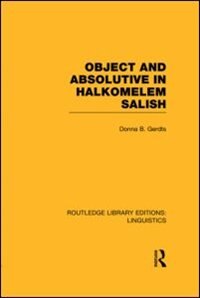 Front cover_Object and Absolutive in Halkomelem Salish