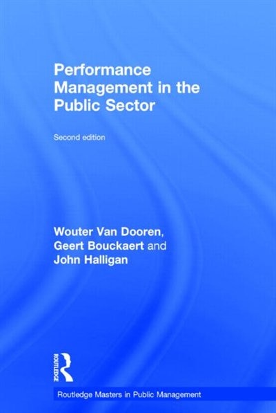 Front cover_Performance Management In The Public Sector