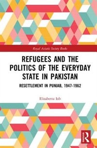 Front cover_Refugees And The Politics Of The Everyday State In Pakistan