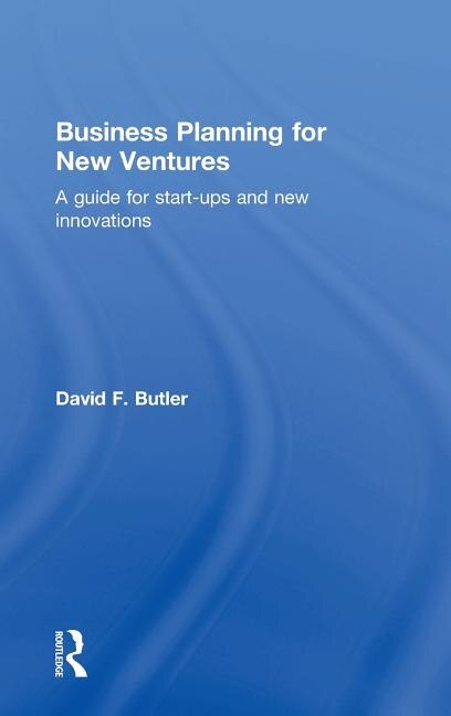 Front cover_Business Planning For New Ventures