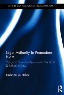 Couverture_Legal Authority In Premodern Islam