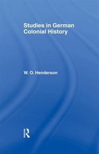 Front cover_Studies In German Colonial History