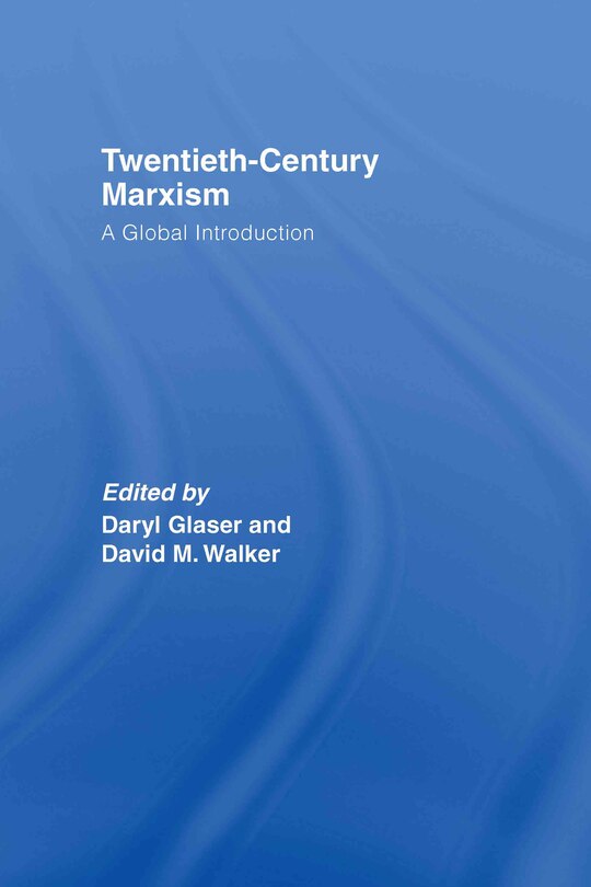 Front cover_Twentieth-Century Marxism