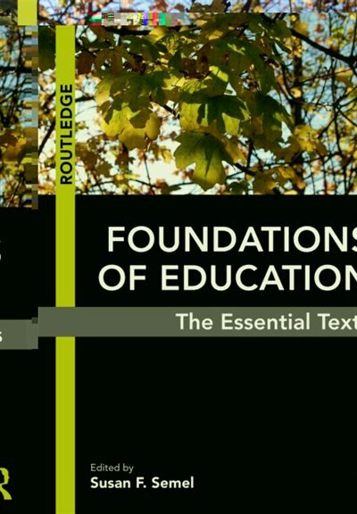 Front cover_Foundations of Education