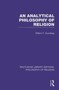 Front cover_An Analytical Philosophy Of Religion