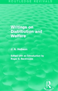 Couverture_Writings On Distribution And Welfare (routledge Revivals)