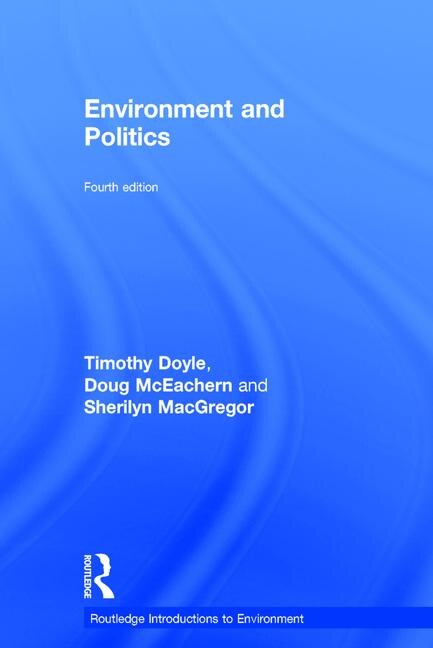 Couverture_Environment And Politics