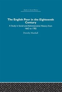 Couverture_The English Poor in the Eighteenth Century