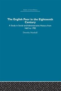 Couverture_The English Poor in the Eighteenth Century