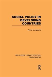Front cover_Social Policy In Developing Countries