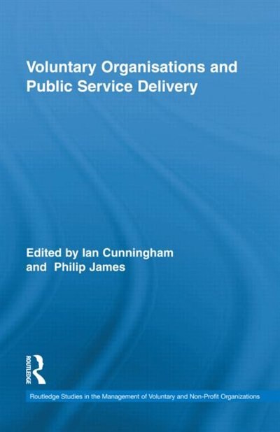 Couverture_Voluntary Organizations and Public Service Delivery