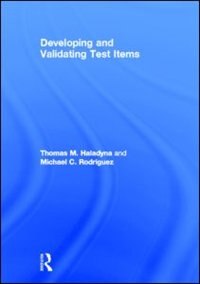 Couverture_Developing and Validating Test Items