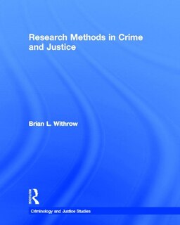 Couverture_Research Methods In Crime And Justice