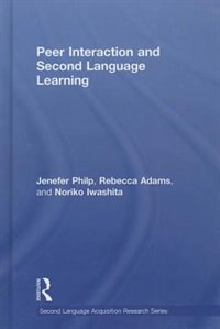 Couverture_Peer Interaction and Second Language Learning