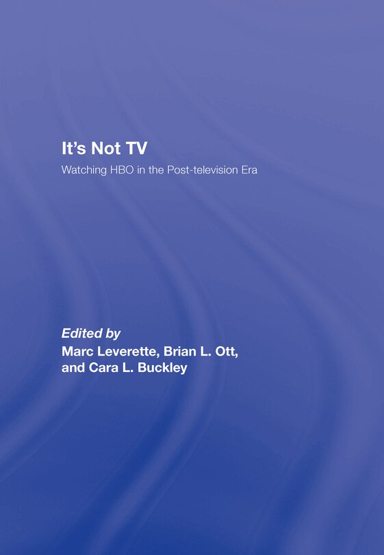 Front cover_It's Not Tv
