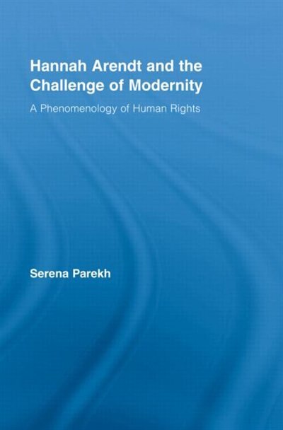 Couverture_Hannah Arendt and the Challenge of Modernity