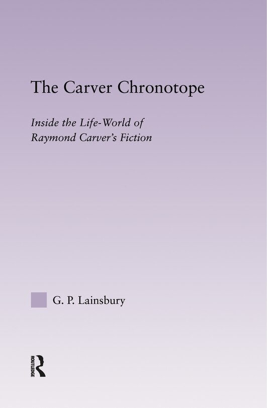 Couverture_The Carver Chronotope