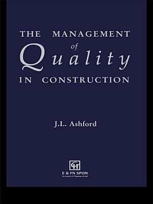 Couverture_The Management Of Quality In Construction
