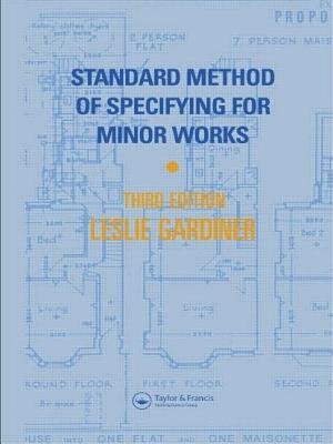 Couverture_Standard Method Of Specifying For Minor Works