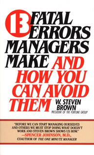Couverture_13 Fatal Errors Managers Make And How You Can Avoid Them