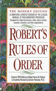 Front cover_Robert's Rules Of Order