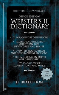 Couverture_Webster's Ii Dictionary