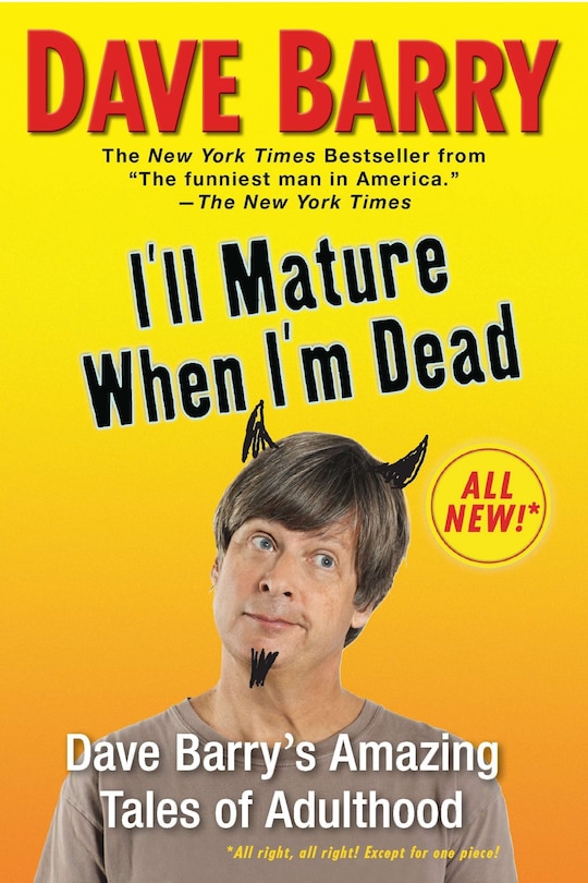 Front cover_I'll Mature When I'm Dead