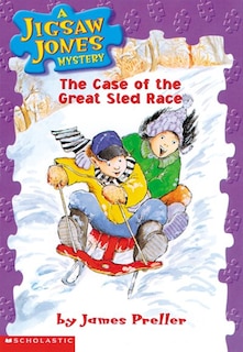 Front cover_Jigsaw Jones Mystery #8: The Case of the Great Sled Race