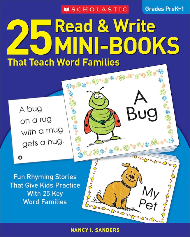 Couverture_25 Read and Write Mini-Books That Teach Word Families