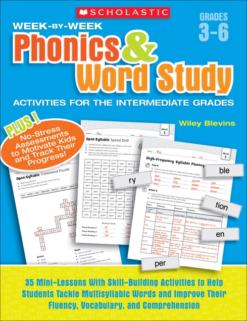 Front cover_Week-by-Week Phonics and Word Study Activities for the Intermediate Grades