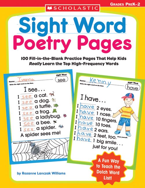 Front cover_Sight Word Poetry Pages