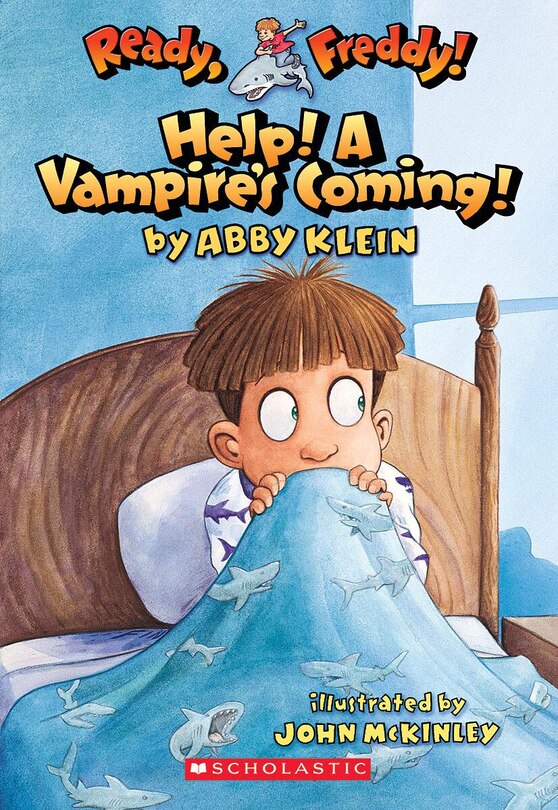 Front cover_Ready, Freddy! #6: Help! A Vampire's Coming!