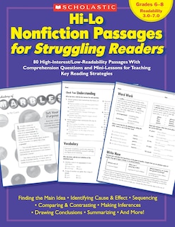 Front cover_Hi-Lo Nonfiction Passages for Struggling Readers