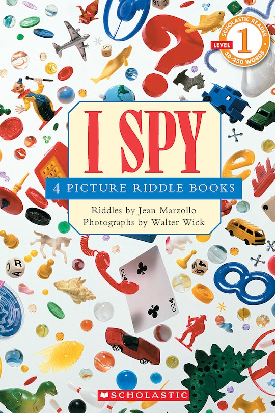 Front cover_I Spy: 4 Picture Riddle Books (Scholastic Reader, Level 1)